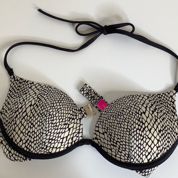 VS animal print push up bikini top SZ 34B EUC - Picture 8 of 13